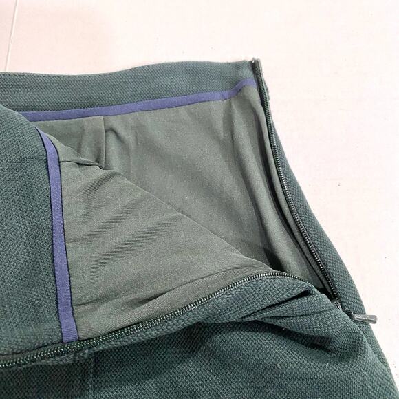 BODEN Hunter Green A-Line Skirt SIZE 8R Knee Length with Pockets - Picture 5 of 8